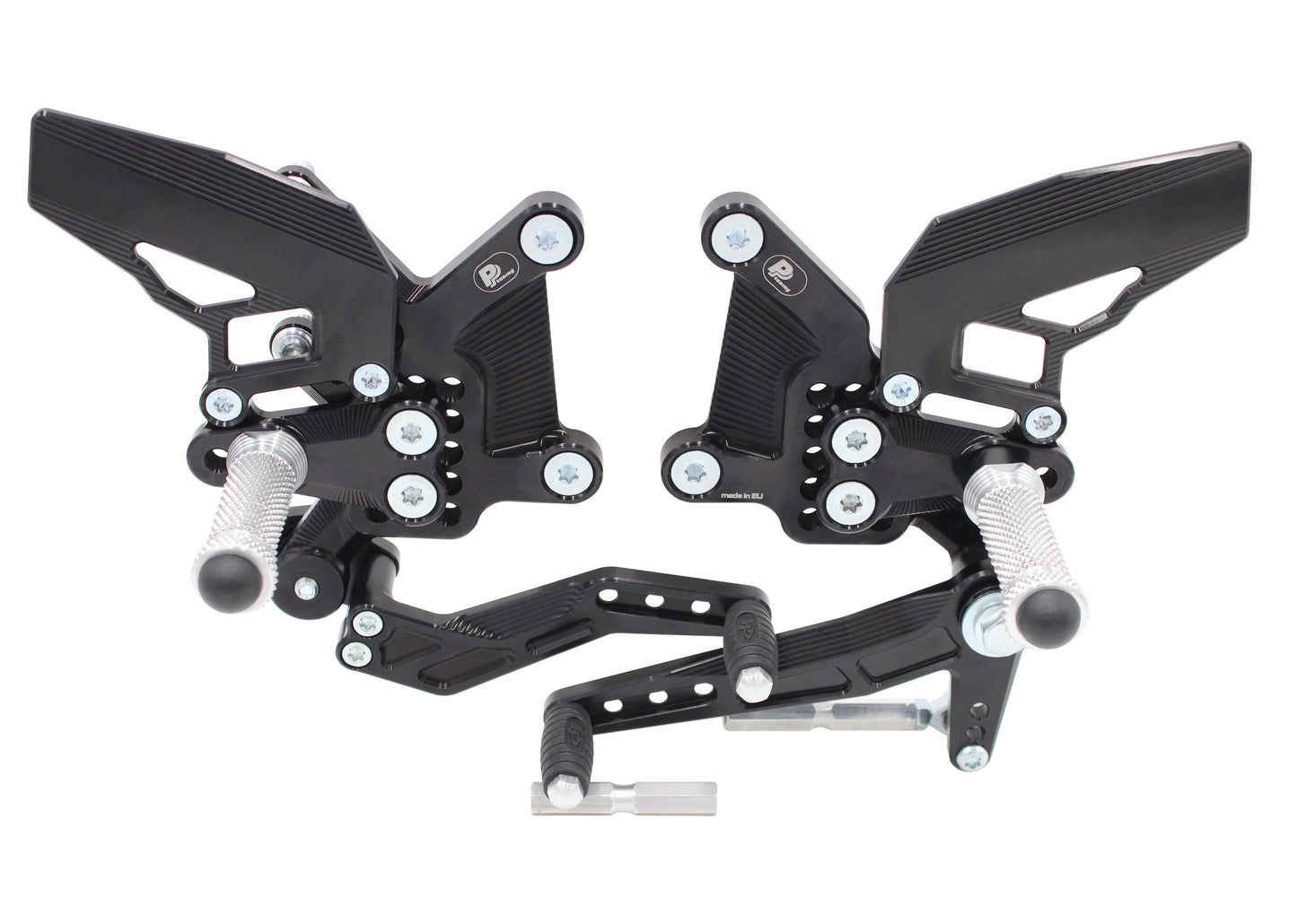 Fußrastenanlage Kawasaki ZX-4RR (2023 -) mit Umkehrschaltung "ECU flash", Full Race Version