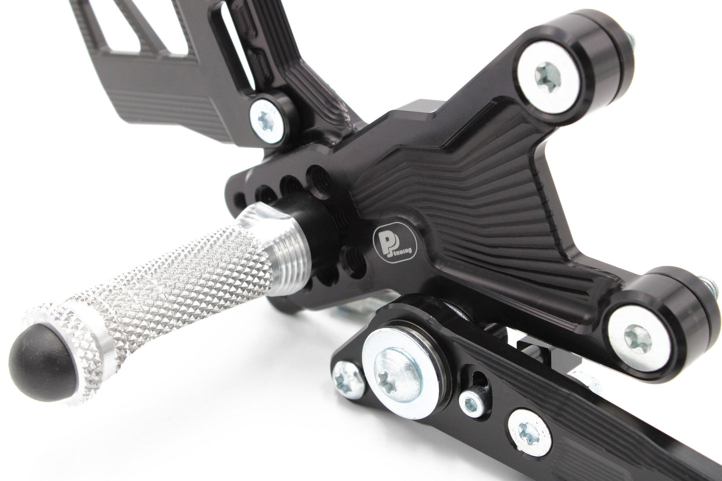 Fußrastenanlage für das Motorrad Aprilia RSV4 / Tuono 1100 (2017– ) mit Umkehrschaltung