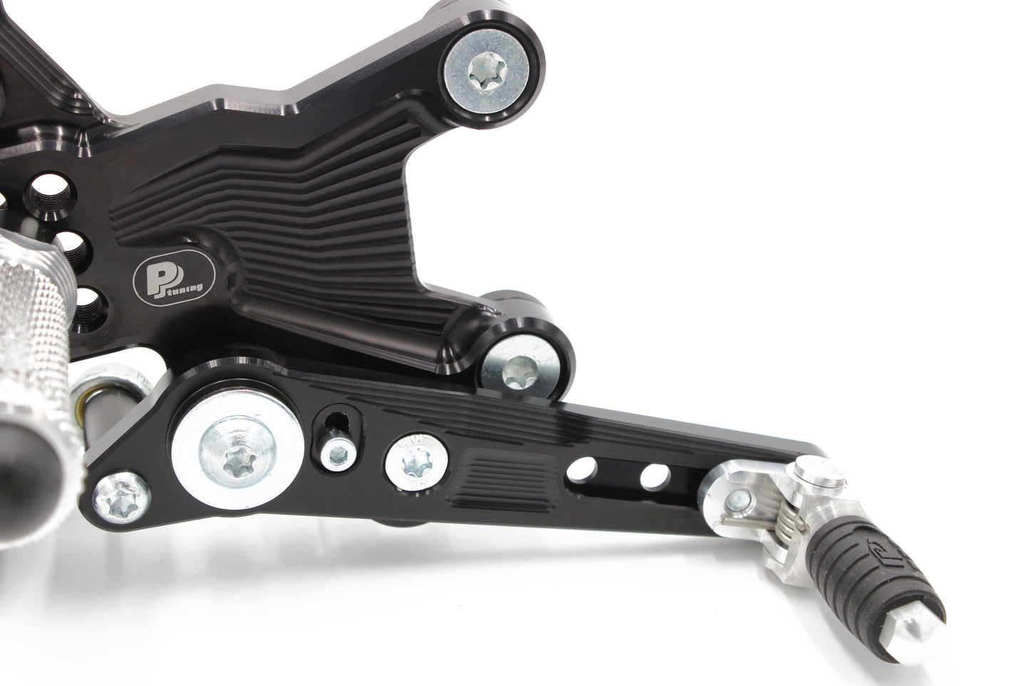 Fußrastenanlage für das Motorrad Aprilia RSV4 / Tuono 1100 (2017– ) mit Umkehrschaltung