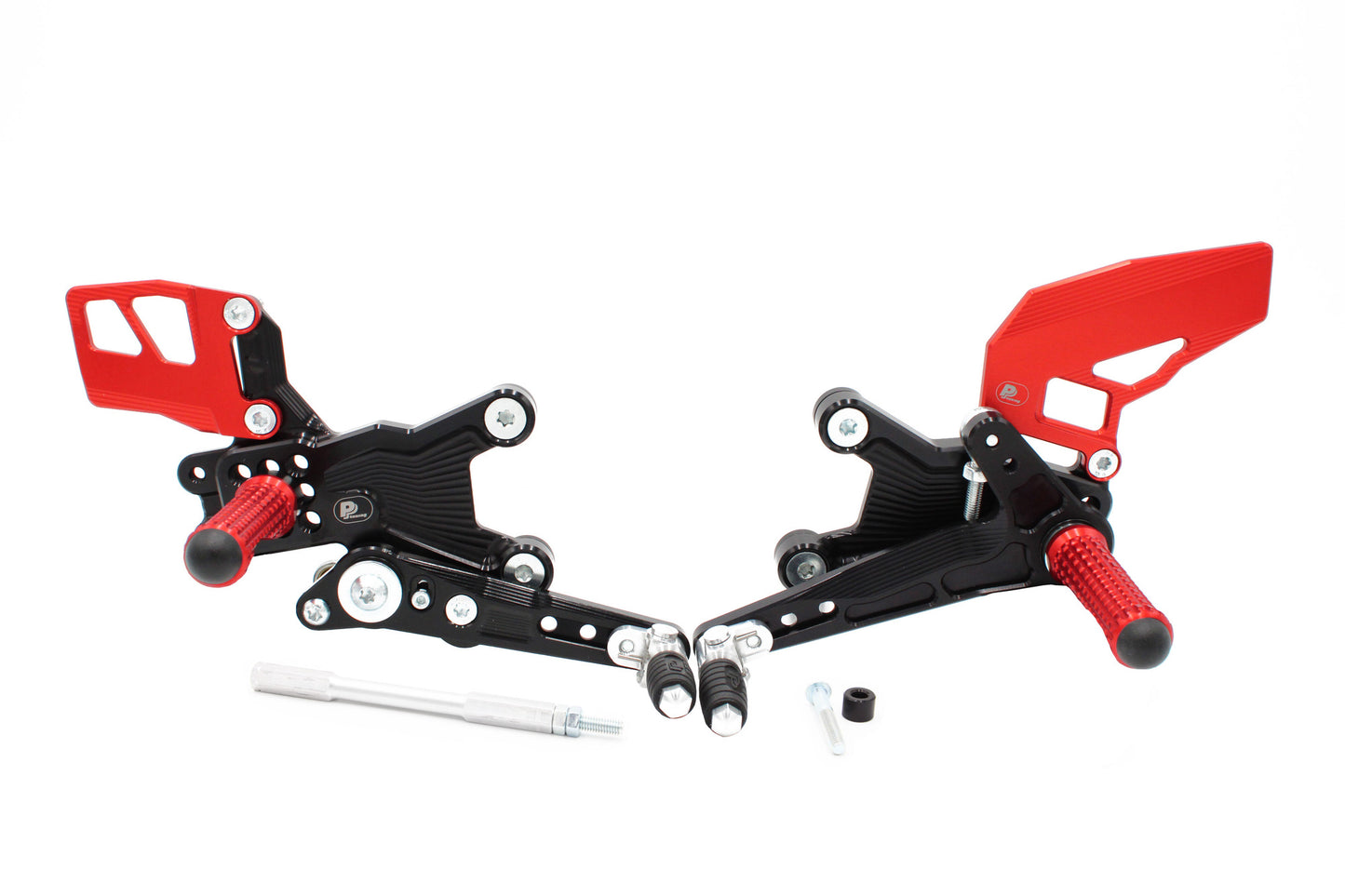 Fußrastenanlage für das Motorrad Aprilia RSV4 / Tuono 1100 (2017– ) mit Umkehrschaltung