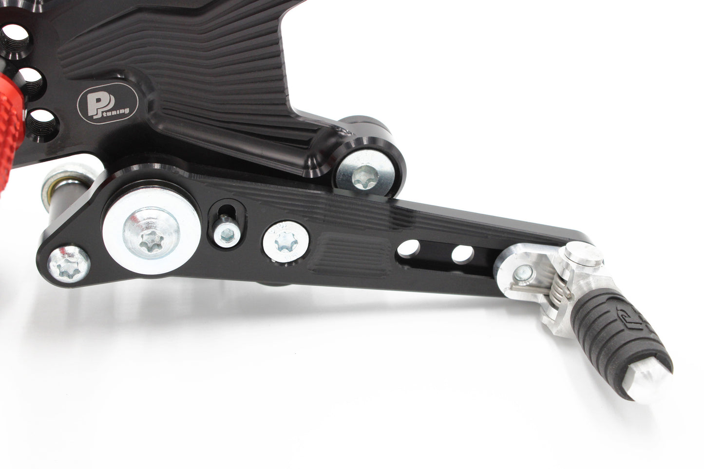 Fußrastenanlage für das Motorrad Aprilia RSV4 / Tuono 1100 (2017– ) mit Umkehrschaltung