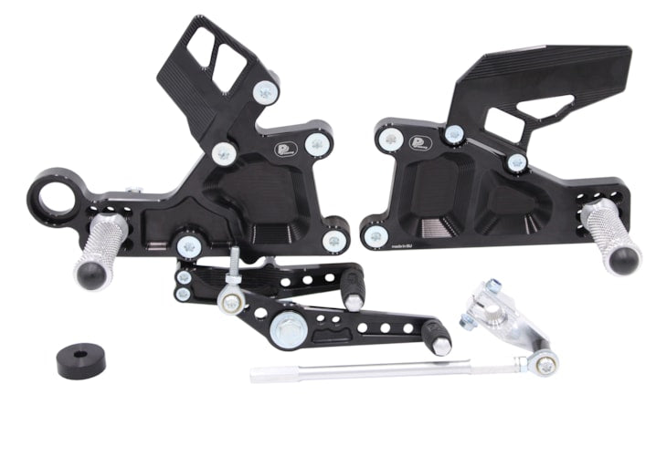 Fußrastenanlage Triumph Street Triple 765 (2017- 2022 ) mit Umkehrschaltung