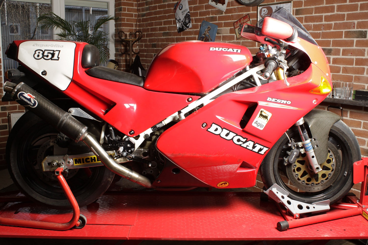Fußrastenanlage Ducati 851 (1988-1991)