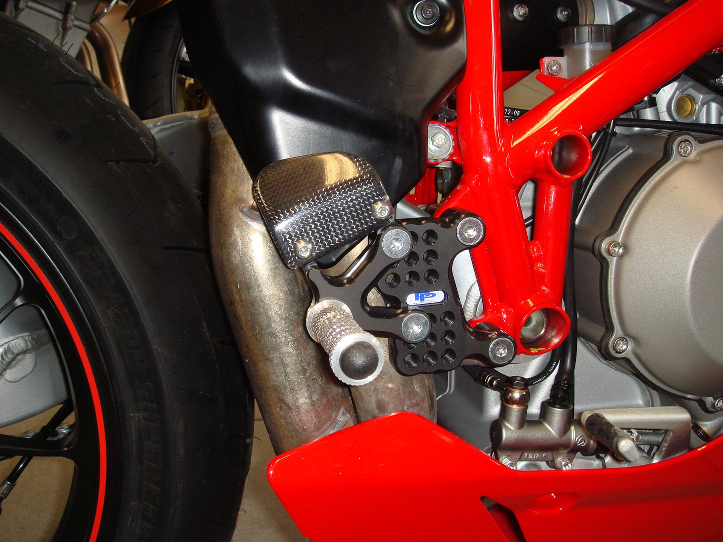 Fußrastenanlage Ducati 1098, 1198, 848