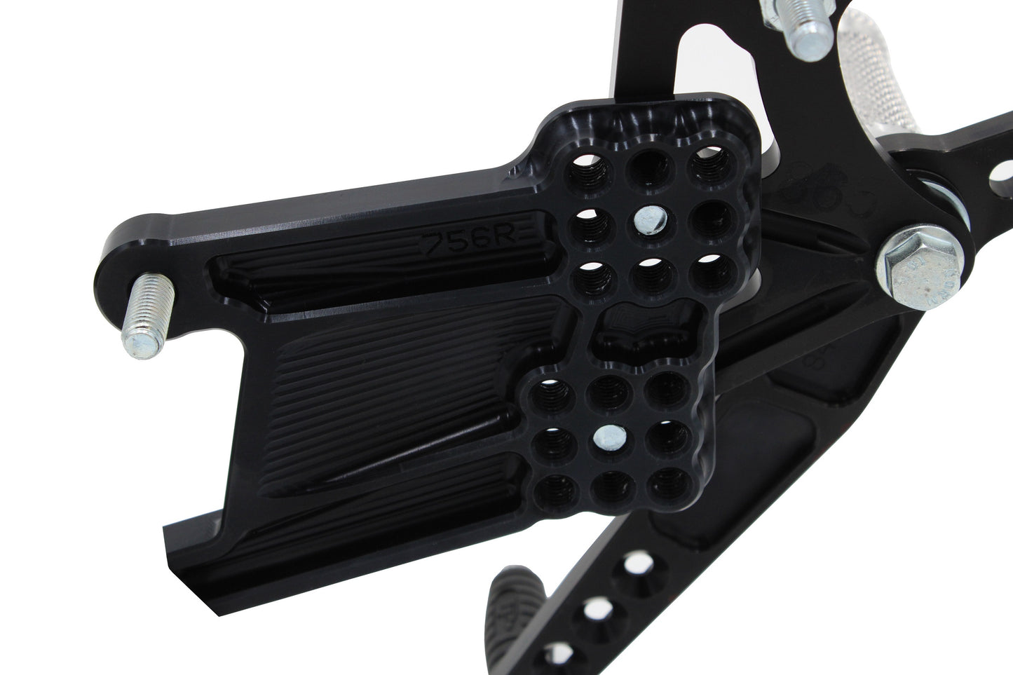 Fußrastenanlage Yamaha R6 (2003-2005) mit Umkehrschaltung