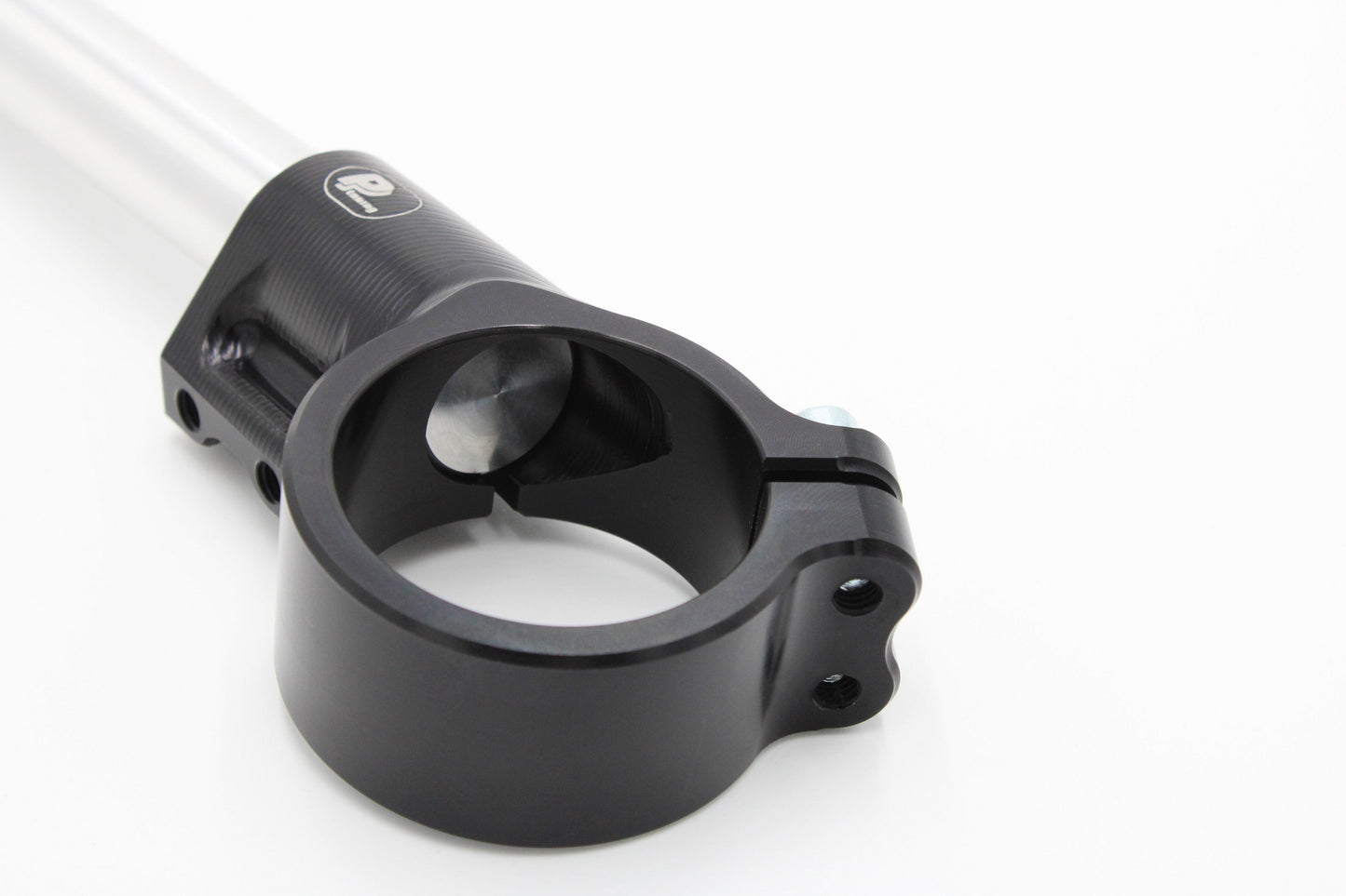 Lenkerstummel mit Einstellung des Lenkrohr Winkel Ø 50 mm, schwarz, Offset 12mm, typ AGO