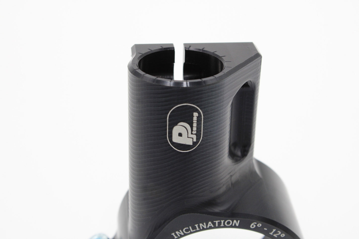 Lenkerstummel mit Einstellung des Lenkrohr Winkel Ø 50 mm, schwarz, Offset 12mm, typ AGO