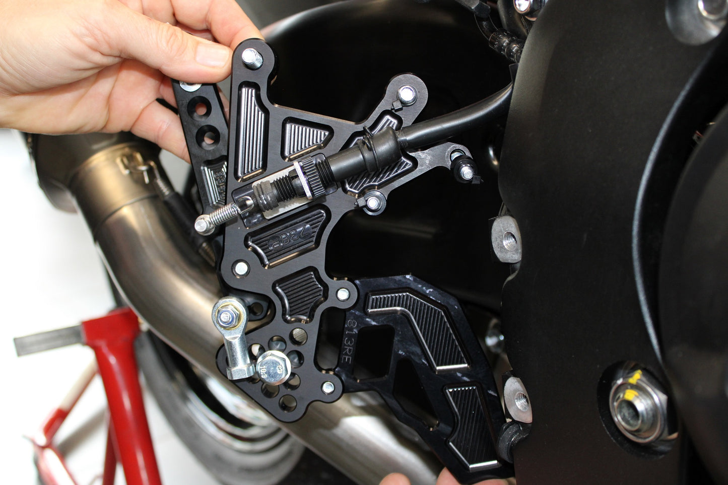 Fußrastenanlage Honda CBR 1000RR (2020 - ) mit Umkehrschaltung