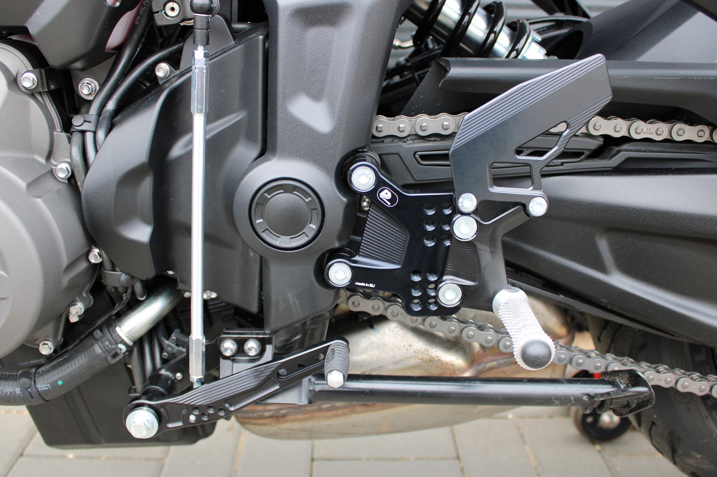 Fußrastenanlage Triumph Trident 660 (2021– )