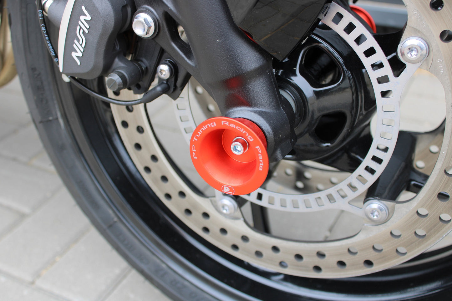 Schutzprotektoren für Radachse vorn Triumph Trident 660 (2021 - )