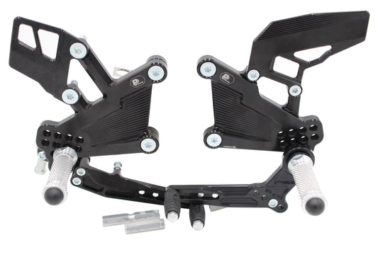 Fußrastenanlage Kawasaki ZX-4RR (2023 -) mit Umkehrschaltung "ECU flash"