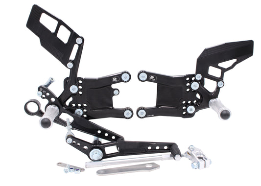 Fußrastenanlage Yamaha R6 (2006-2016) mit Umkehrschaltung