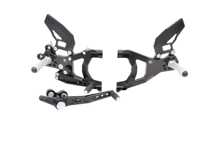 Fußrastenanlage BMW S 1000RR (2019–) mit Umkehrschaltung, Full Race Version