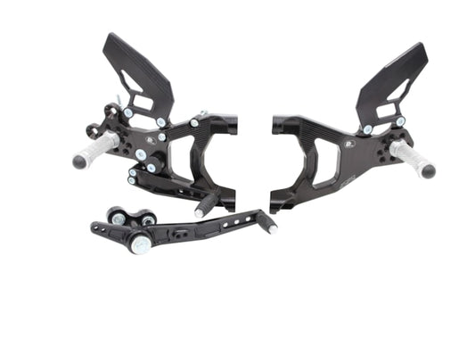 Fußrastenanlage BMW S 1000RR (2019–) mit Umkehrschaltung, Full Race Version