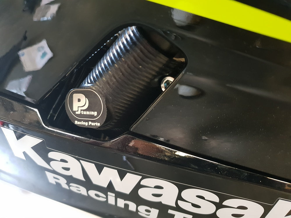 ALUMINIUM wasserpumpdeckel Kawasaki Ninja 400 (2018 - ) und Kawasaki Z400 (2019 - 2023)