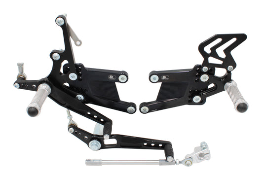 Fußrastenanlage Yamaha R6 (2003-2005) mit Umkehrschaltung