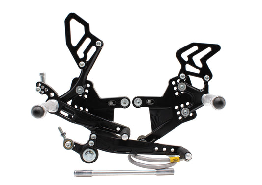 Fußrastenanlage Yamaha R1 (2009-2014) mit Umkehrschaltung