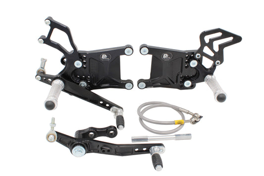 Fußrastenanlage Yamaha R1 (2020 - )  mit Umkehrschaltung