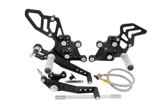 Fußrastenanlage Honda CBR 1000RR (2008-2016) mit Umkehrschaltung